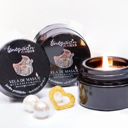 Vela de Massagem Tentación Play Sex Jardim Proibido (20 ml)