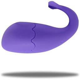 Ovo Vibratório Recarregável C/ Comando Remoto Evoque Barine Roxo