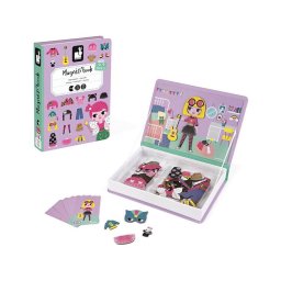 Janod - Conjunto interativo magnético MAGNETIBOOK menina