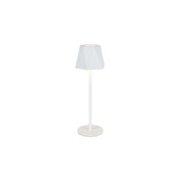 Lâmpada de mesa LED recarregável dimmável 4W 5V 3000-6000K 1800mAh branca