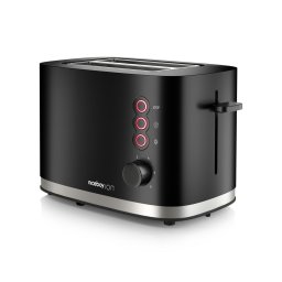 Niceboy ION Cruncher C3 - Torradeira com 2 espaços e assador 870W/230V preto