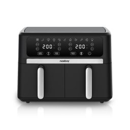 Niceboy AirFryer DUO - Fritadeira dupla de ar quente 9 l 2400W/230V