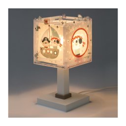 Dalber D-74551 - Candeeiro de mesa de criança PIRATES 1xE14/40W/230V