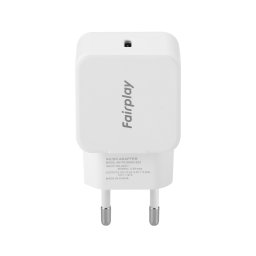 Adaptador de Corrente USB Type-C de 20W Branco