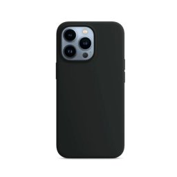 Capa de Silicone Simples Preta iPhone 13 14