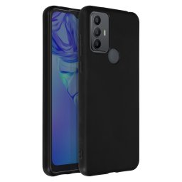Capa Preta Silicone TCL 30 SE