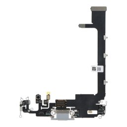 Porta de Carregamento iPhone 11 Pro Max Cinzento Branco