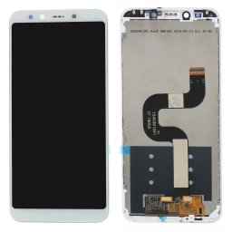 Xiaomi Mi A2 Ecrã Tátil e Frame Branco OEM