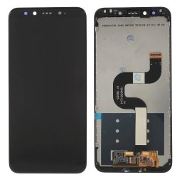Xiaomi Mi A2 Ecrã Tátil e Frame Preto OEM
