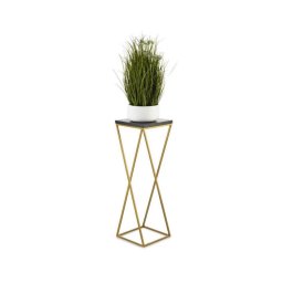 Suporte para plantas LOFT 70x24 cm dourado/preto