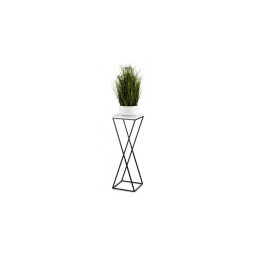 Suporte para plantas LOFT 70x24 cm preto/branco