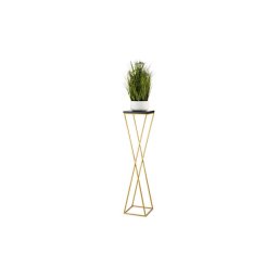 Suporte para plantas LOFT 100x24 cm dourado/preto