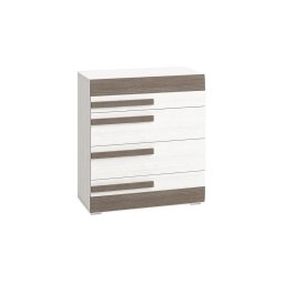 Armário SARPA 96x86 cm branco/castanho