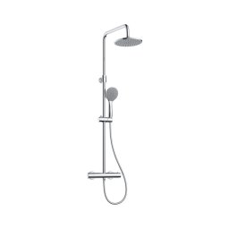Conjunto de duche com misturador HOUSTON cromo brilhante