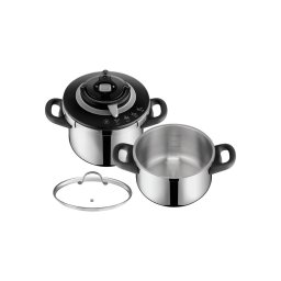 Tefal - Conjunto de panelas de pressão 4,5/6 l CLIPSO+ CHEF