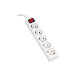 Cabo extensão 5m SCHUKO com interruptor 5Z Tipo F branco
