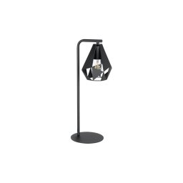 Eglo 43703 - Candeeiro de mesa CARLTON 1xE27/60W/230V preto