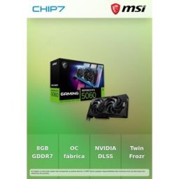 Placa Gráfica - MSI GeForce® RTX 5060 GAMING OC 8GB GDDR7 DLSS4