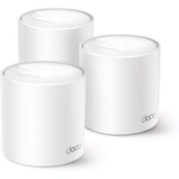 TP-Link Deco X10 Sistema Deco Wi-Fi 6 Mesh AI AX1500 Dual Band Pack 3 Unidades Branco