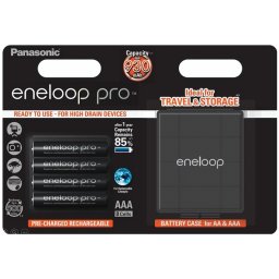 Panasonic Eneloop Pro AAA 930mAh 4un + CASE 4HCDEC/4BE