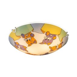 Globo 40606 - Luz de teto de criança KIDDY 2xE27ILLU/60W/230V