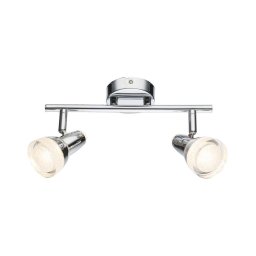 Globo 56134-2 - Foco LED ALASKA 2xLED/4W/230V cromado brilhante