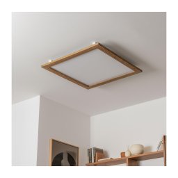 Eglo - Painel integrado LED SALOBRENA-RW WOOD LED/34W/230V 2700/4000K castanho