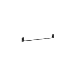 Suporte para toalhas 64,5x7,2 cm aço inoxidável/preto