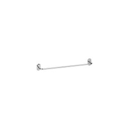 Suporte para toalhas 64,5x7,2 cm aço inoxidável/prateado