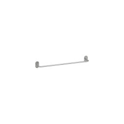 Suporte para toalhas 64,5x7,2 cm aço inoxidável/prateado