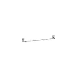 Suporte para toalhas 64,5x7,2 cm aço inoxidável/prateado