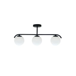Candeeiro suspenso AMADEO 3xE14/40W/230V preto