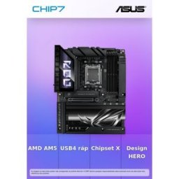 Motherboard ASUS ROG Crosshair X870E Hero BTF AMD AM5 Chipset X870E USB4 ATX