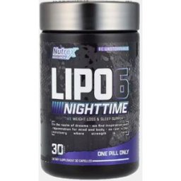 NUTREX LIPO 6 NIGHTTIME 30 CAPSULAS