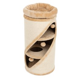 Cilindro arranhador Diogenes Diagonal Basic bege acessórios gato