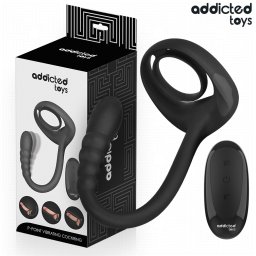 ADDICTED TOYS - ANEL PÊNICO VIBRANTE COM CONTROLE REMOTO