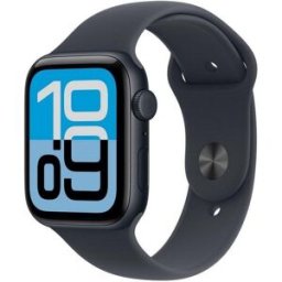 Apple Watch SE 3 GPS + Cellular 44mm OLED Medianoche M/L 5G Sempre Ativo Resistente Água