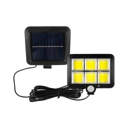 Refletor solar LED c/ sensor LED 1,5W 3,7V 6000K IP44 1200mAh