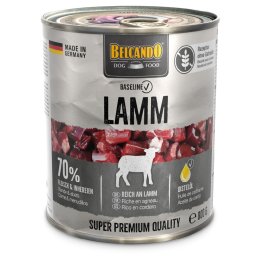 24x800g cordeiro Belcando Baseline comida húmida para cães