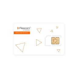 FLEXCOM SIMGL6M cartão sim de dados para dispositivo de rastreamento gps para uso internacional por 6 meses
