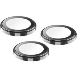Cellular line Película Lente Câmara Cellularline Camera Lens Ring para iPhone 17 Pro / Pro Max - Moldura Preta