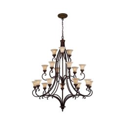 Feiss FE-DRAWING-ROOM18 - Candeeiro suspenso DRAWING ROOM 18xE27/60W/230V