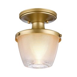 Quoizel QZ-DUBLIN-SF-PNBR - Iluminação para casa de banho DUBLIN 1xE27/40W/230V IP44 dourado