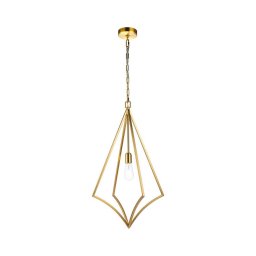 Feiss FE-NICO-P-L-BB - Candeeiro suspenso NICO 1xE27/60W/230V