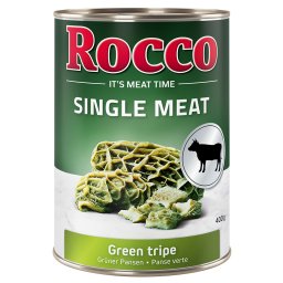 24x400g tripa Single Meat Rocco comida húmida para cães