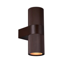 Nordlux - Iluminação de parede exterior KYKLOP 2xGU10/25W/230V IP54 castanho