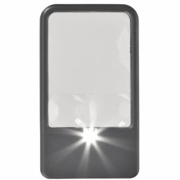 Carson 2.5x / 4.5x/ 6x Lupa de Bolso com Luz LED e Pilhas PM-33