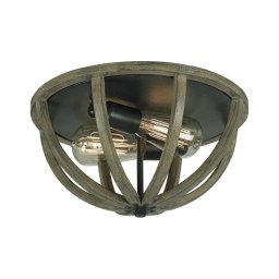 Elstead FE-ALLIER-F-WW - Iluminação de teto ALLIER 2xE27/60W/230V carvalho