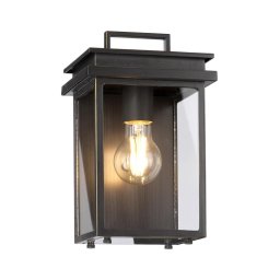 Feiss - Iluminação de parede exterior GLENVIEW 1xE27/60W/230V IP44 antracite