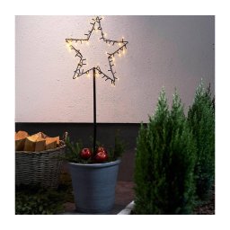 Eglo 411175 - Decoração de Natal LED para exterior SPIKY LED/3xAA IP44 estrela